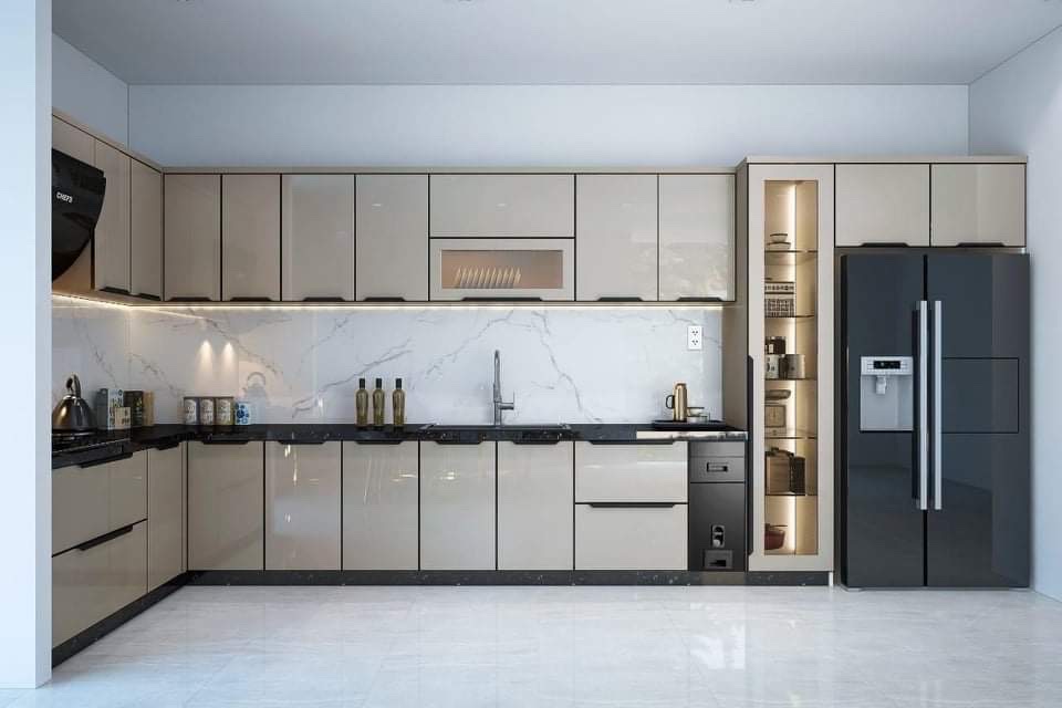 Giá Tủ Bếp Inox Cánh Kính Với Mẫu Mới Nhất